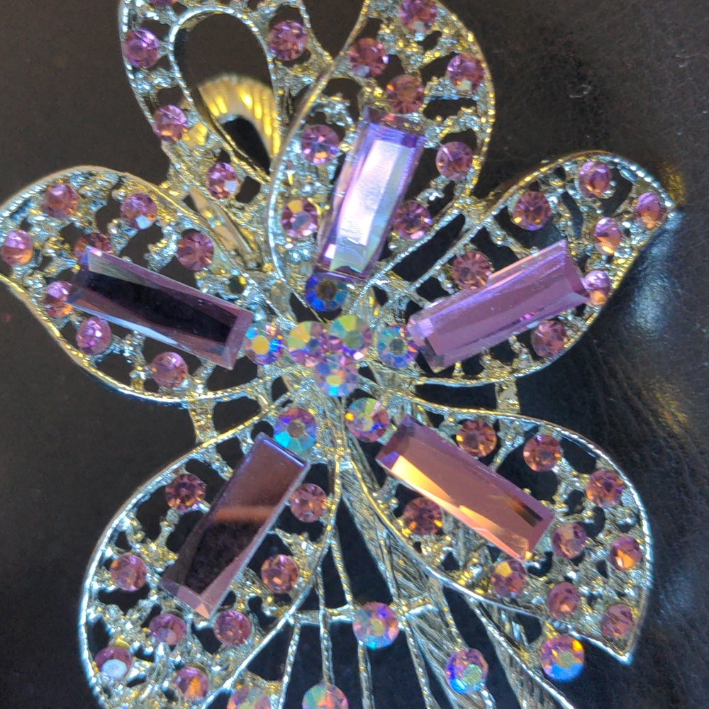 ❤️ Fancy Rhinestone Hair Clip - Picture 3 of 6